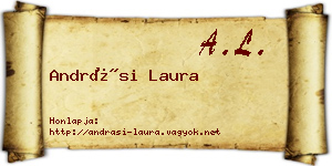 Andrási Laura névjegykártya