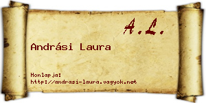 Andrási Laura névjegykártya